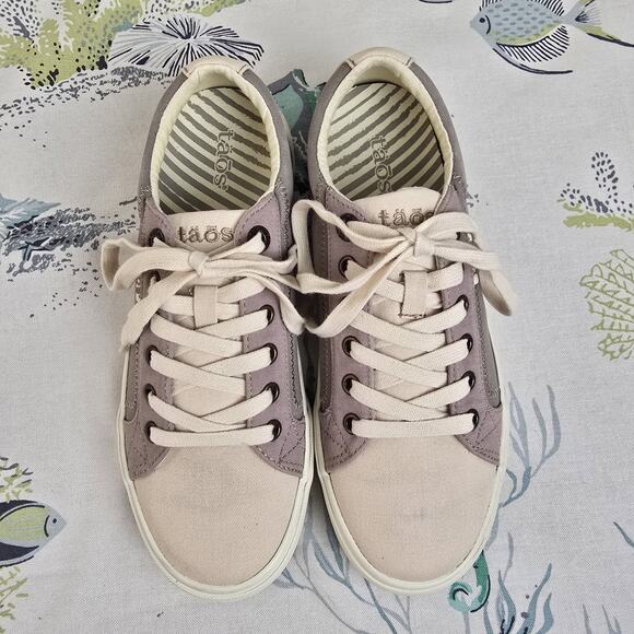 Taos Plim Soul Sneakers Canvas Athletic Low Top Sporty Comfort Shoes Size 8 - Picture 2 of 11